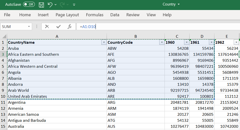 proc import sas