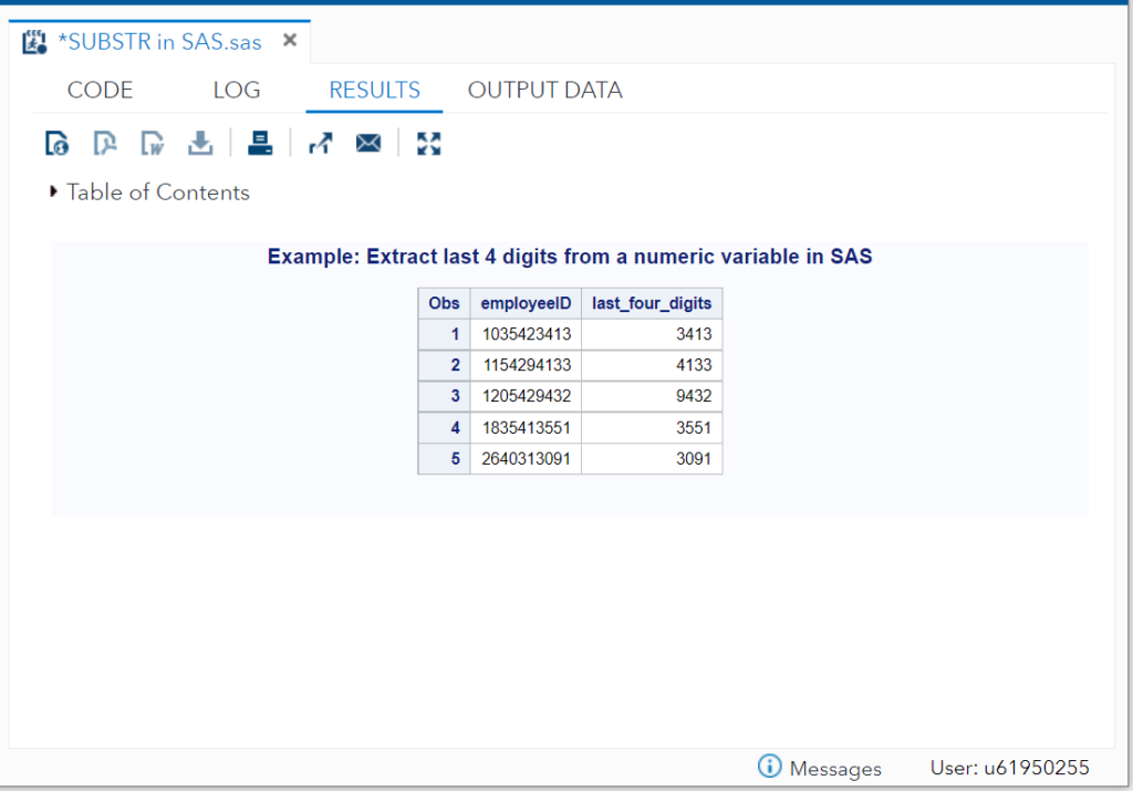 How to extract last 4 digits from a numeric variable in SAS