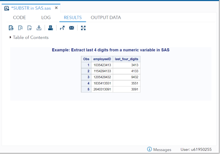 How To Extract Last 4 Digits From A Numeric Variable In Sas Learn Sas Code 8602
