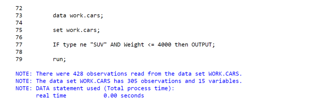 SAS DATA Step - Delete data using IF else condition
