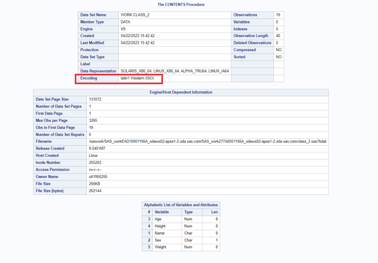 How To Check Encoding In SAS ? - Learn SAS Code