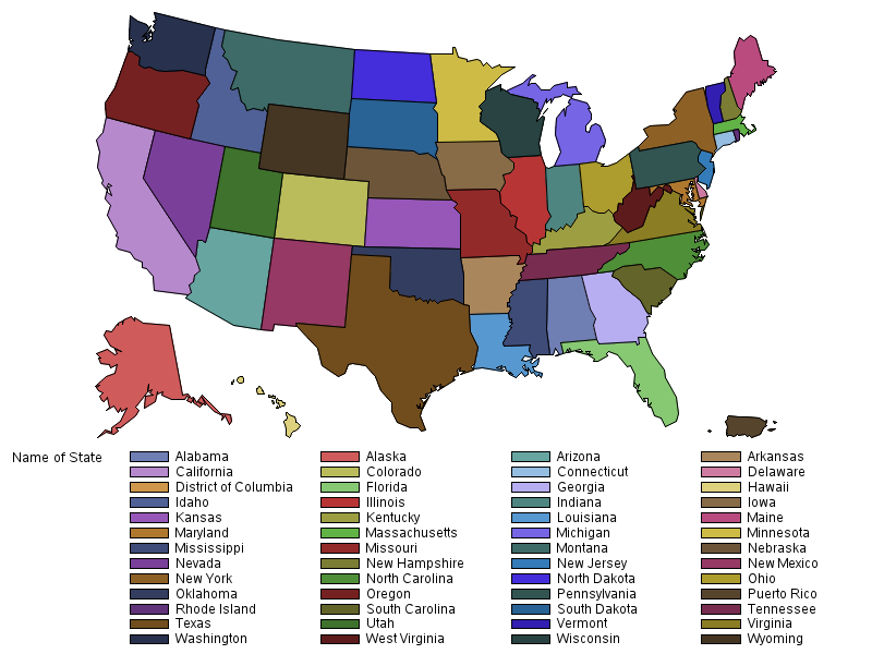 Create USA map with Legend in SAS