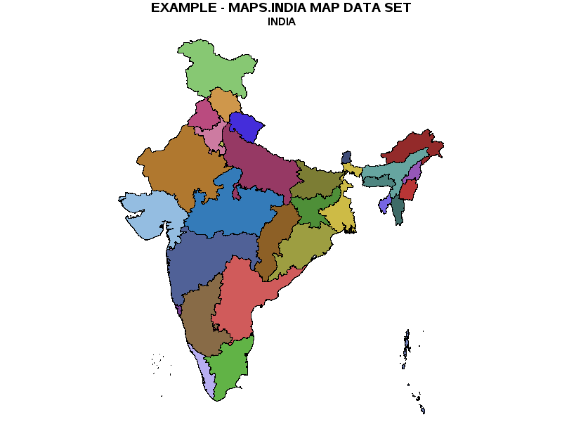 SAS code to create India Map