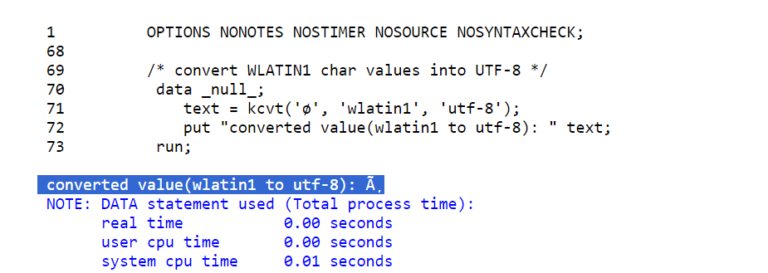 How To Change Encoding (WLATIN1 To UTF-8) In SAS - Learn SAS Code