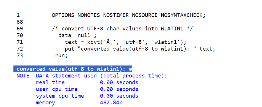 Char Values Converted From UTF-8 to LATIN1