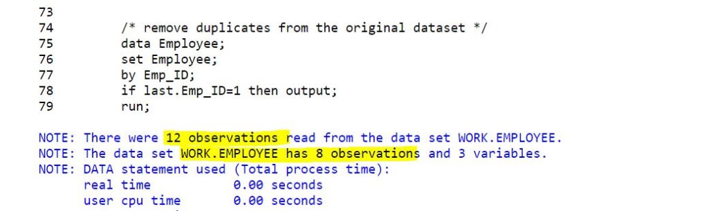 Remove Duplicates using last. variable in SASS