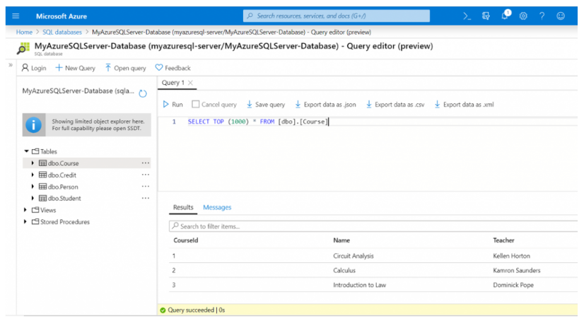 How to Load Data Into Azure SQL Database tables