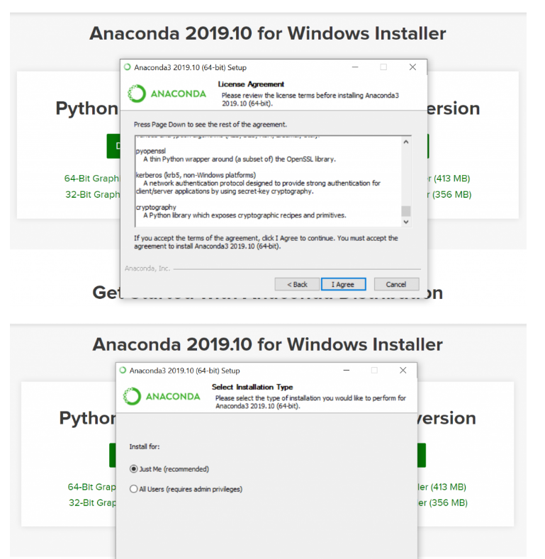 Python Anaconda Installation steps