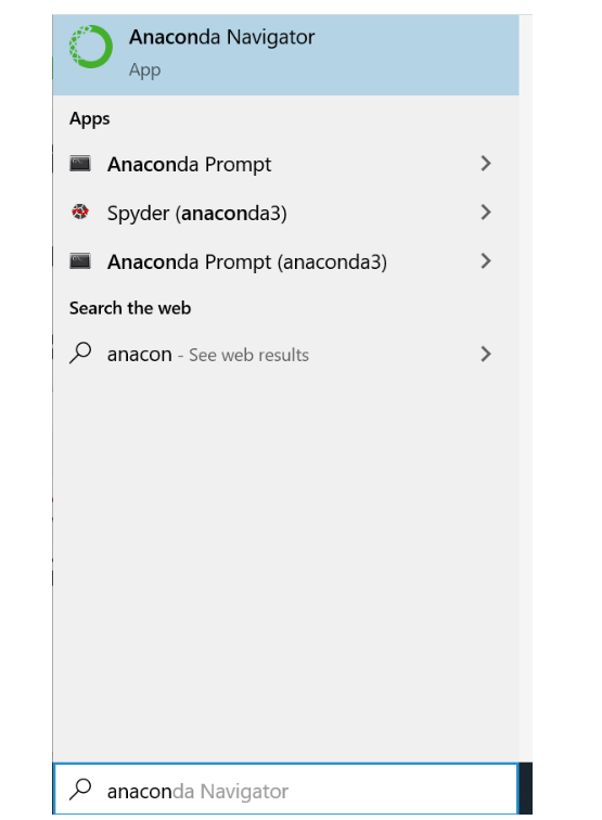 Python Anaconda Navigator