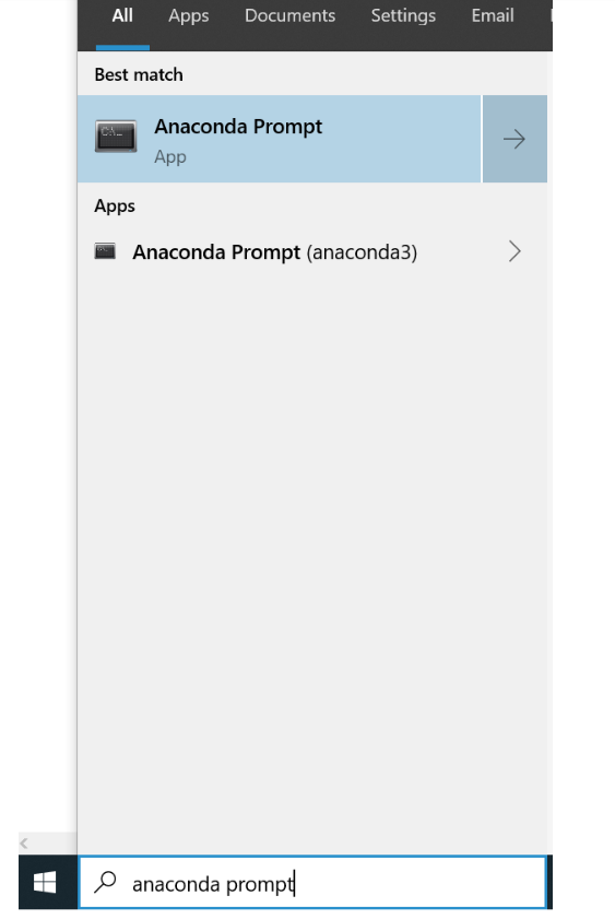 Python Anaconda Prompt