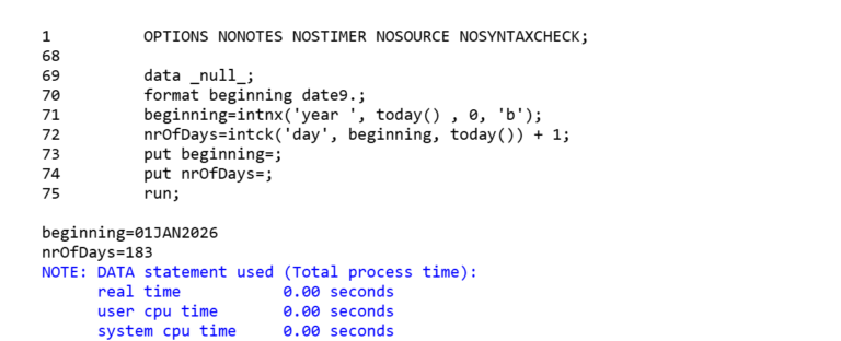 How to Calculate the Number of Days in SAS (INTCK, INTNX & Date ...